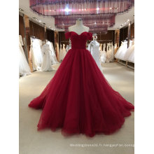 Princesse robe de soirée rouge